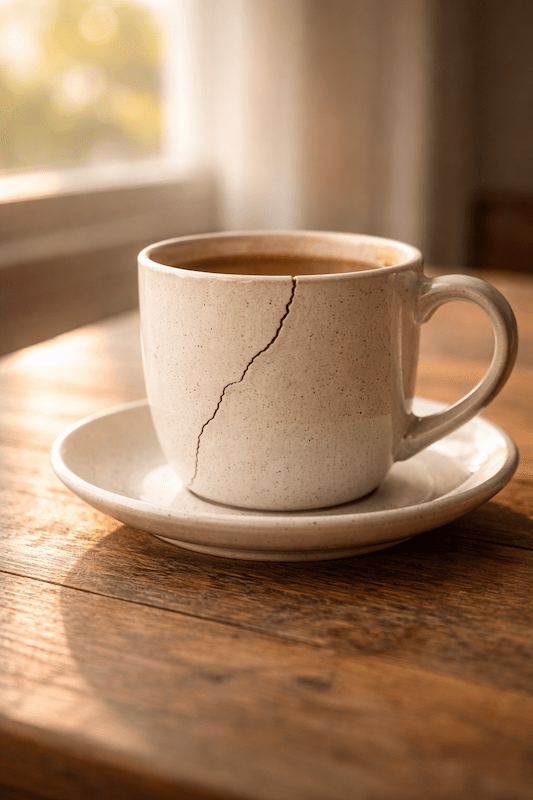 A close-up, artistic shot of a weathered wall with visible cracks, used as a metaphor for examining the root causes and complexities within a relationship.